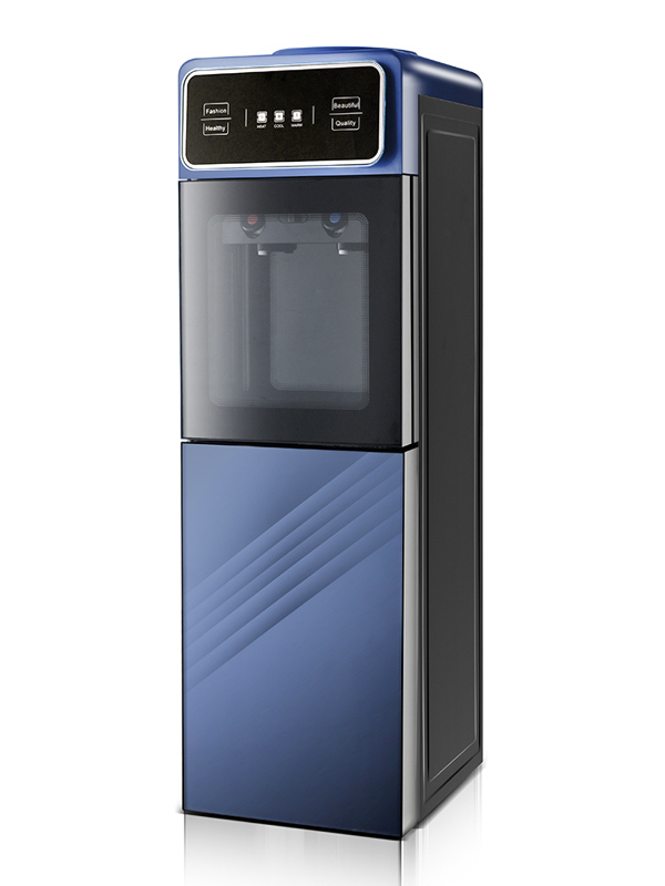 Dispensador de agua vertical de refrigeración/calefacción con compresor de purificación de gama alta oculto con refrigerador